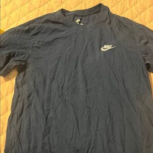 Nike Men's Dark Blue Short Sleeve Tee